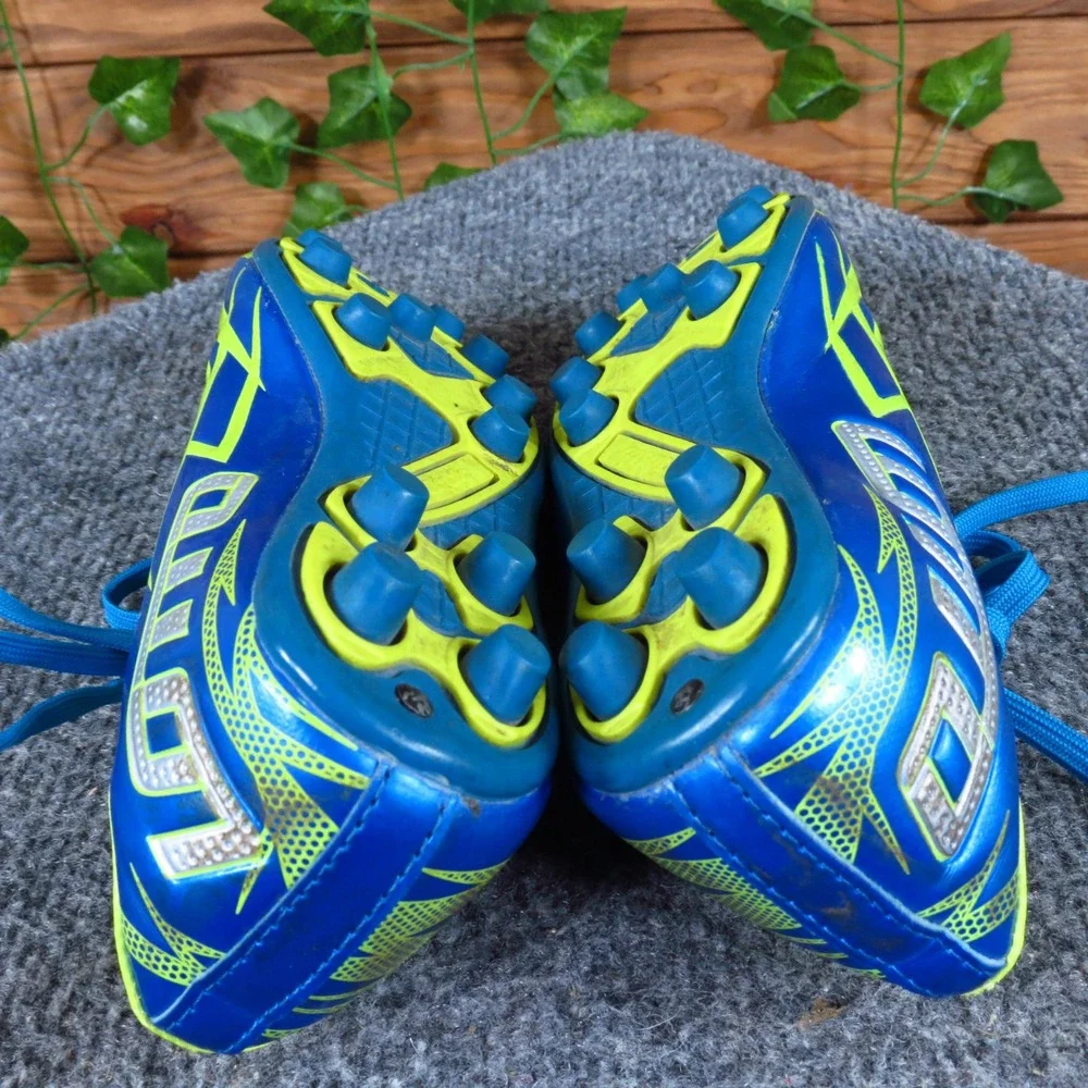 Lotto Forza Jr BGS Unisex Athletic Soccer Cleats Size 12.5C Field Blue Green_5